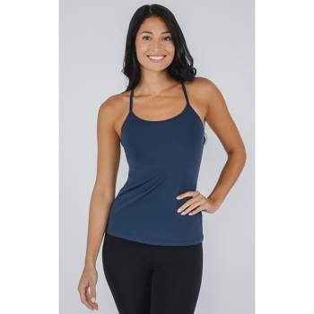 Yogalicious Lux Scarlett Flare Jumpsuit with Built-In Bra - Antler - X Small