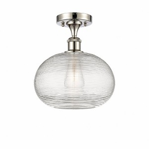 Ithaca - 1 Light Semi-Flush Mount In Industrial Style-10.75 Inches Tall and 10 Inches Wide - 1 of 1