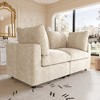 WJShome Sectional Couches for Living Room,Cloud Sofa with Chenille Upholstery & Double Layer Cushions, Modern Living Room Modular Couch for Bedroom - 2 of 4