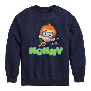 Boys' - Bubble Guppies - Nonny Graphic Long Sleeve Fleece Sweatshirt - 1 of 4