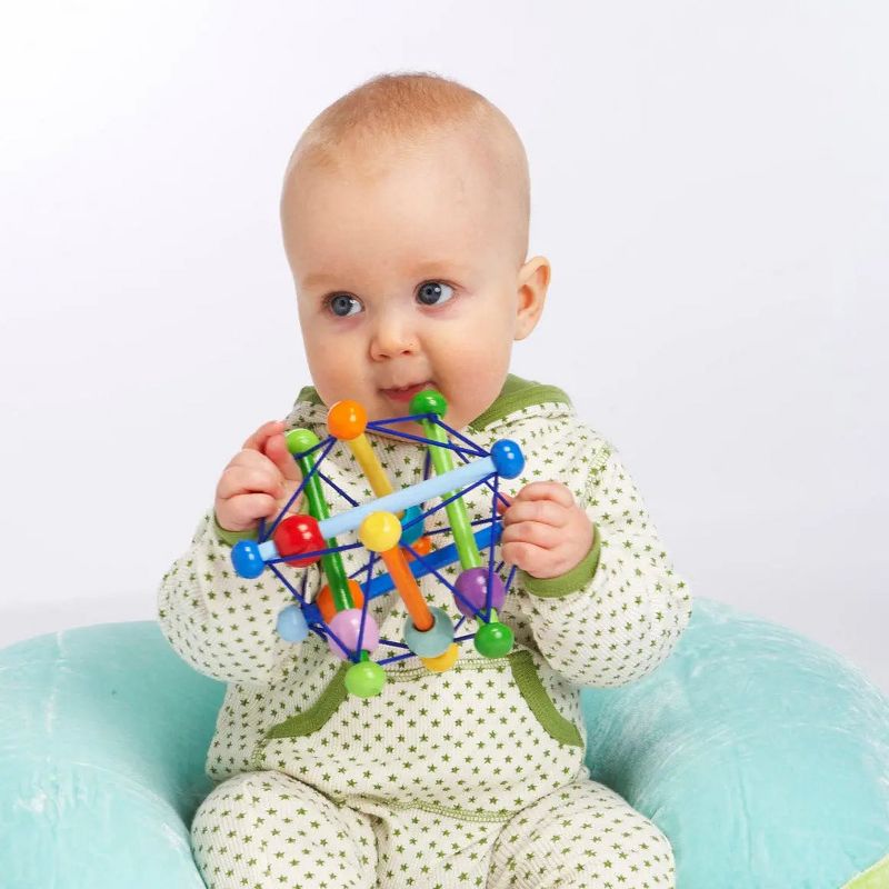 Manhattan Toy Skwish Color Burst Rattle and Teether Grasping Activity Toy (Un-boxed), 2 of 10
