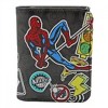 Adult Spider-Man Sticker Collage Trifold Wallet - 2 of 4