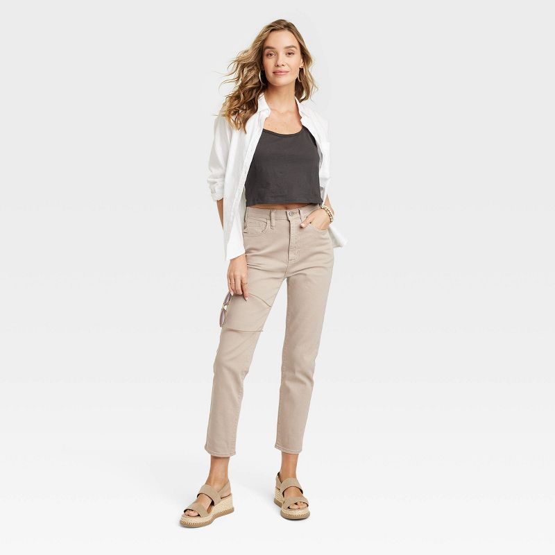 Women's High-Rise 90's Slim Straight Jeans - Universal Thread™, 4 of 15