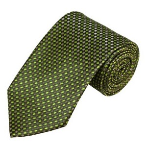 Men's Geometric 3.25 Inch Wide And 58 Inch Long Woven Neckties - 1 of 4
