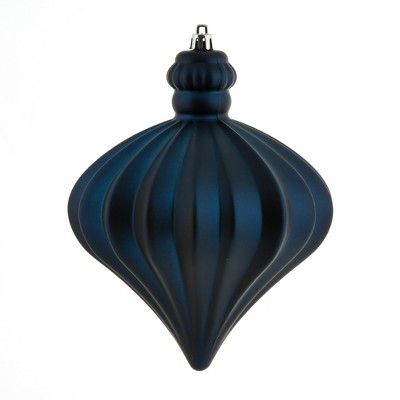 Vickerman 6" Matte Onion Drop Christmas Ornament