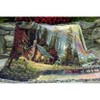 Manual Woodworks and Weavers Tapestry Throw – Thomas Kinkade “A Peaceful Retreat” Blanket, 60x50 - 2 of 3