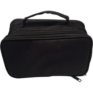 WE Games Padded Chess Travel Bag for Clock or Pieces - Black, 9.5 inches - 1 of 3