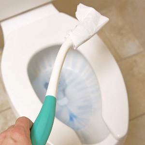 Long Reach Comfort Wipe – Ergonomic Bathroom Hygiene Wand & Toilet Aid for Limited Mobility - 1 of 4