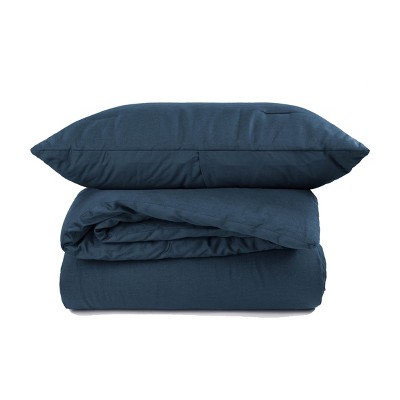 Baltic Blue Twin Cotton Down Alternative Comforter Set
