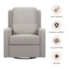 Babyletto Sigi Glider Recliner with Electronic Control and USB with Light Wood Base - Greenguard Gold Certified - 4 of 4