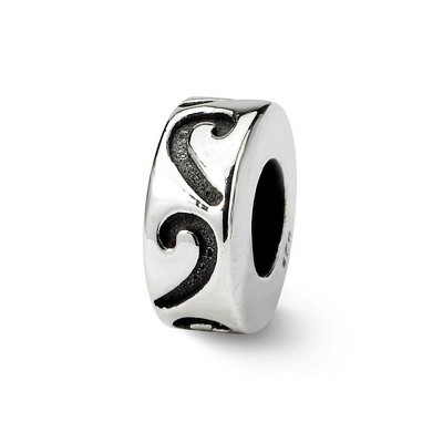 Black Bow Jewelry Sterling Silver Stopper and Spacer Bead Charm