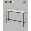 VASAGLE, Narrow Long Bar, Kitchen Dining, High Pub Table, Sturdy Metal Frame, Industrial Design, 15.7 x 55.1 x 35.4 Inches - 4 of 4