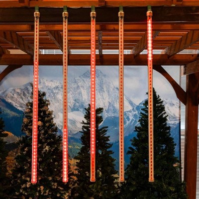 Novelty Lights LED Cascading Meteor Starfall Tube Icicle Light Pack of 5