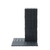 Vynxaria Gray Plastic Interlocking Tiles, 12x12 Striped, 44 Waterproof Pieces for Patio, Garden, Pool, Front and Back Yards - 4 of 4