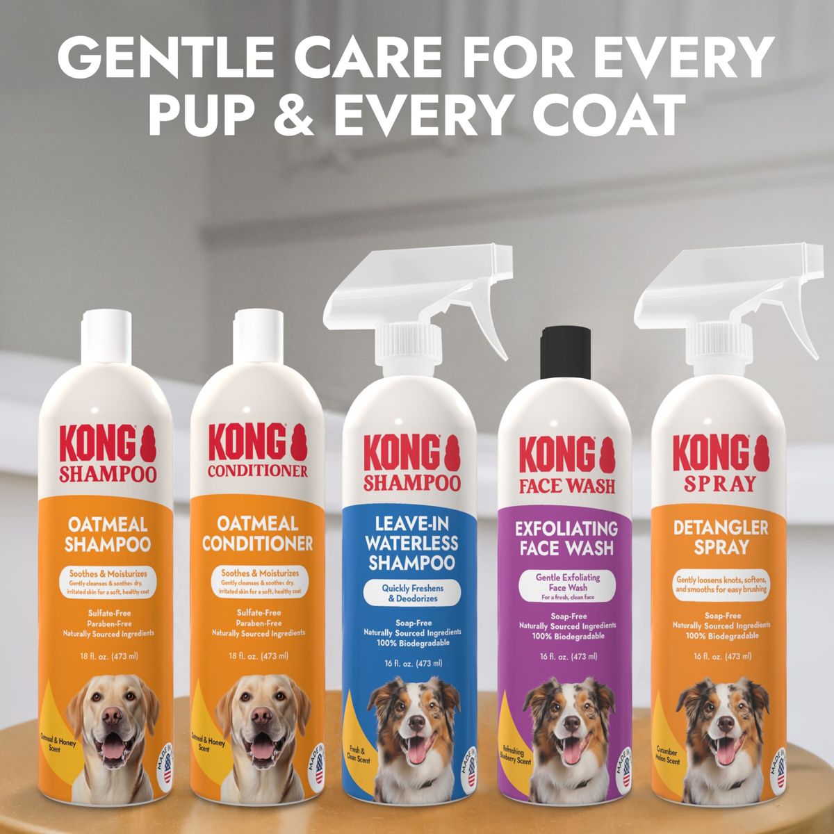 KONG Leave in Waterless Fresh Scented Dog Shampoo - 16 fl oz - thumbnail 8