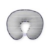 Bacati - 3 pc Elephants Blue Navy Gray Hugster Feeding & Infant Support Nursing Pillow with 2 removable zippered covers - 3 of 4