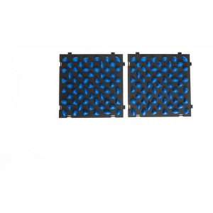 Bintiva Soft Tactile Pebble Mat - Set of 2 - Blue - 1 of 4