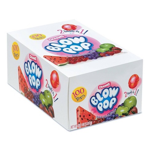 Blow Pops Valentine's Day Classroom Exchange Bubble Gum Pops - 13.75oz/25ct  : Target