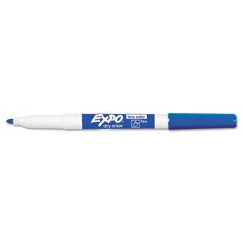Expo Dry Erase Markers Fine Tip Blue 12/Pack (86003)