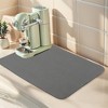 REGALWOVEN Large Diatomaceous Stone Dish Drying Quick Dry Coffee Mat for Kitchen Counter Dishes Cups and Utensils - 4 of 4
