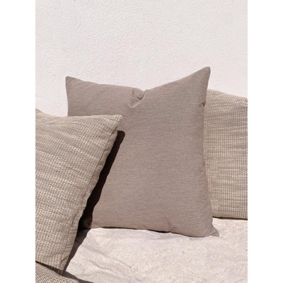 Mocha Brown 24" x 24" Indoor Outdoor Pillow