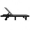 WestinTrends Ashore Modern Poly Reclining Chaise Lounge With Wheels - 3 of 3