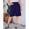 Clearlove Women's Plus Size Wide Leg Pants Casual Loose Lounge Pants with Pockets - 2 of 4