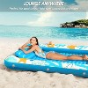 Jasonwell 4-in-1 Inflatable Tanning Lounger, Sun Tan Tub & Pool Raft, Water-Filled Mat for Adults & Kids (XXL), Ocean Aqua - 3 of 4