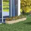 Outsunny Galvanized Raised Garden Bed Kit, Metal Planter Box with Safety Edging - 2 of 4