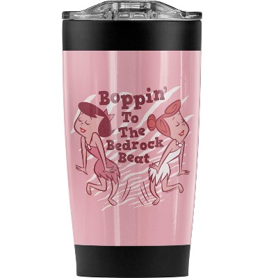 Flintstones Boppin Steel Tumbler 20oz Coffee Travel Mug