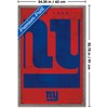 Trends International NFL New York Giants - Logo 25 Framed Wall Poster Prints - 3 of 4