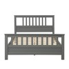 Queen Size Bed Frame, Wooden Platform Bed with Under Bed Storage, Twin Bed Frames with Headboard and Footboard, No Box Spring Needed - 4 of 4