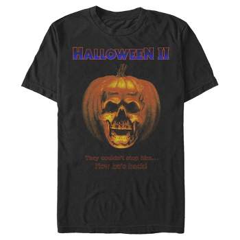 Men's Halloween II Sequel Poster They Couldn't Stop Him Now He's Back T-Shirt