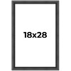 PosterPalooza | Refined Black Picture Frame - UV Acrylic, Foam Board Backing, Hanging Hardware - 2 of 4