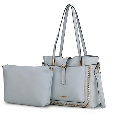 MKF Collection Raya Vegan Leather Women’s Shoulder Bag with Crossbody Pouch by Mia K