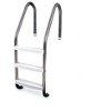 Swim Central Stainless Steel Pool Deck Ladder with Handrail - 52.5" - Silver - 2 of 3