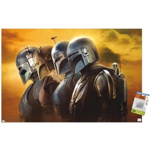 Trends International Star Wars: The Mandalorian Season 3 - Helmets Unframed Wall Poster Prints - 1 of 4