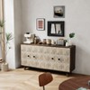 Bella Depot 59.84" 4 Doors Vintage Sideboard Freestanding Floor Cabinet - 2 of 4