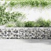 vidaXL Gabion Wall with Cover Galvanized Steel 118.1"x19.7"x78.7" - 4 of 4