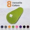 Sol Living Yoga Bolster Pillow with Removable Cover Rectangle - 4 of 4