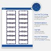 Avery Labels, 1" x 2-5/8", Silver-Navy, Matte, 160ct - 3 of 4