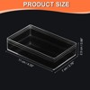 Unique Bargains Square Cube Clear Acrylic Box with Lid for Candy Tiny Jewelry Display - 2 of 4