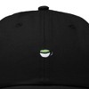 Dalix Lil Matcha Embroidered Cotton Summer Outdoor Baseball Cap Dad Hat Womens - 2 of 4