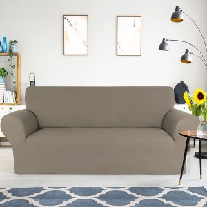 PiccoCasa Armchair Cover Stretch Sofa Couch Slipcover 1 Pc - 1 of 4
