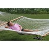 Vivere Double Cotton Rope Hammock in Natural - 2 of 4