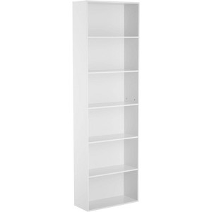 6 Tier Wood Bookcase, Industrial Rustic Bookshelf Furniture Organizer, Heavy Duty Tall Bookshelf for Office, Living Room, Bedroom - 1 of 4