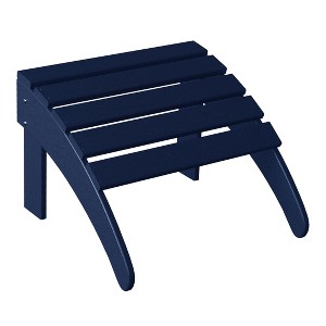 WestinTrends All-Weather Outdoor Patio Poly Adirondack Ottoman Footrest - 1 of 4
