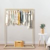 YIYIBYUS Gold Modern Clothes Rack, Freestanding Garment Rack - 3 of 4