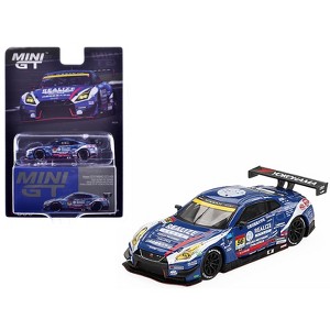 Nissan GT-R NISMO GT3 #56 "REALIZE Nissan Mechanic Challenge GT-R" "Super GT Series" (2023) 1/64 Diecast Model Car by Mini GT - 1 of 4
