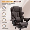 EROMMY 6-Point Massage Office Chair,Brown - 3 of 4